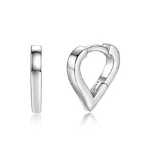 Load image into Gallery viewer, Christmas Gift Fashion 925 Sterling Silver Stud Earrings Heart Cross Cat Moon Star Crystal Earrings for Women Wedding Jewelry
